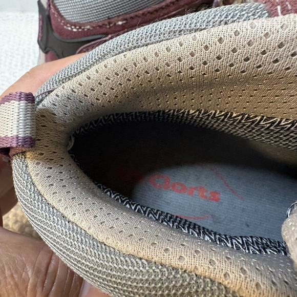 Clorts Women Size 7.5 Purple Weatherproof Leather Hiking Boots HKM-822E - Picture 4 of 8